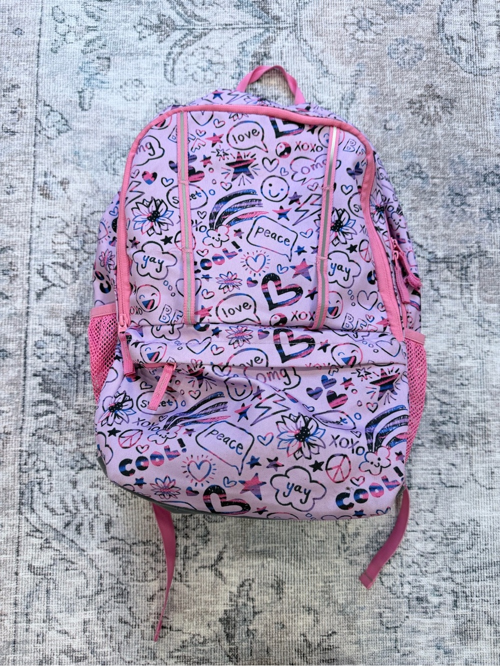 Kids Pink LandsEnd Backpack